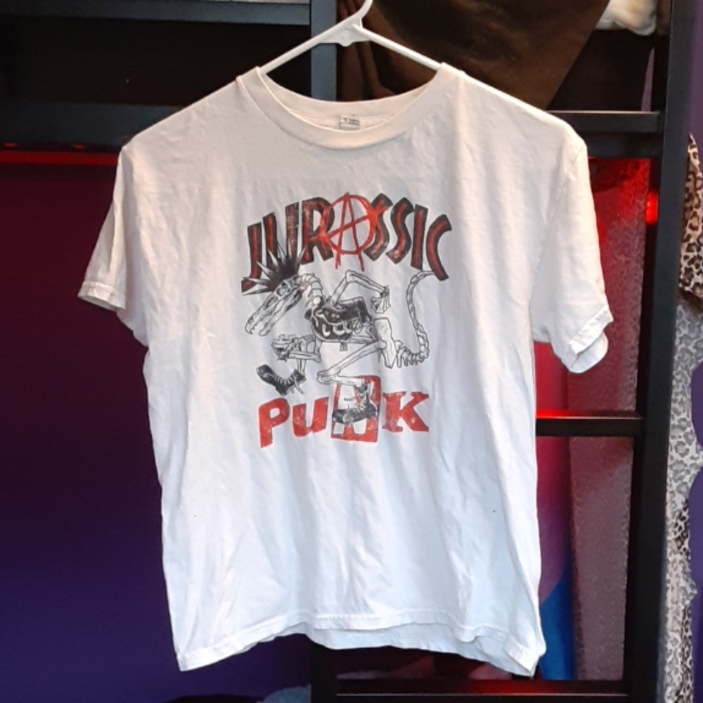 Woot Jurassic Punk youth medium tee shirt